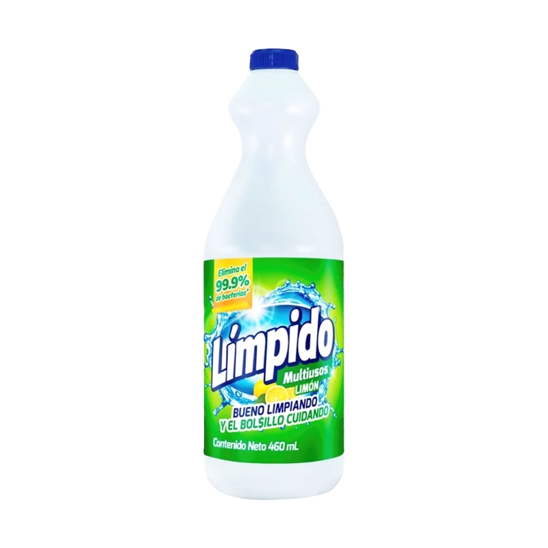 BLANQUEADOR LIMPIDO LIMON X 460 ML
